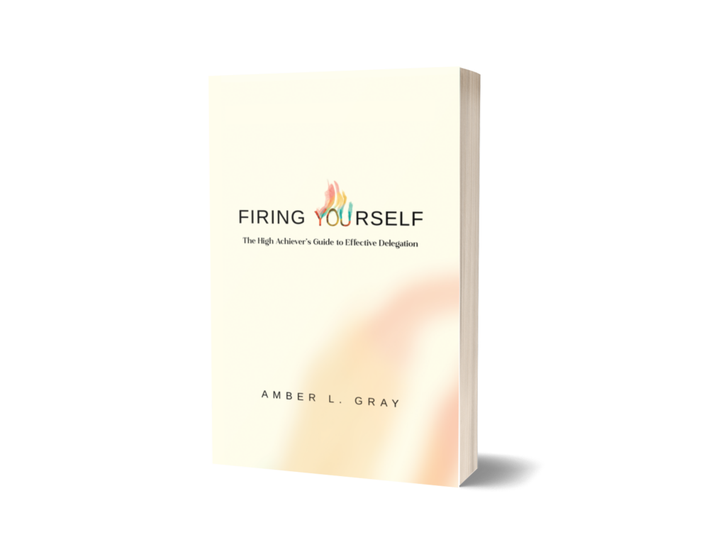 a 3D graphic rendering of the Firing Yourself book