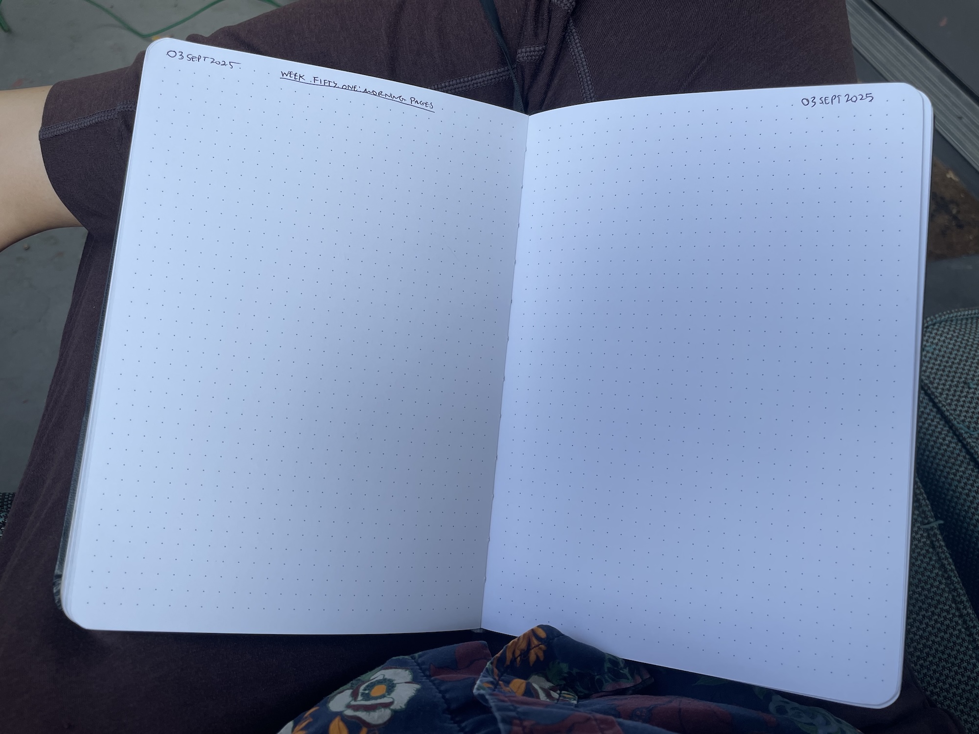 Fresh daily pages