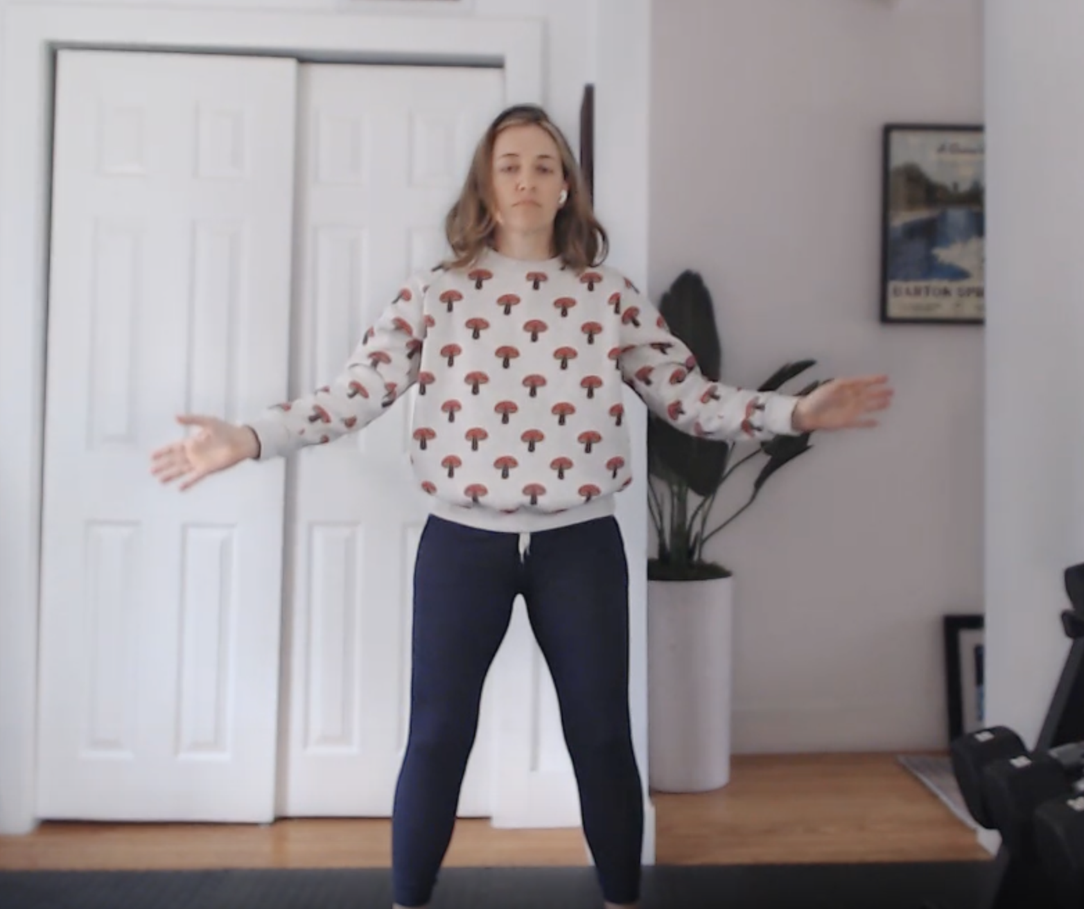 Amber practicing qigong